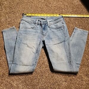 American Eagle Outfitters Blue Skinny Jeans Light Wash